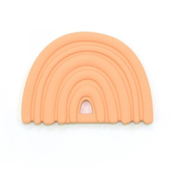 O.B Designs Rainbow Teether Mordedor Peach 3M+
