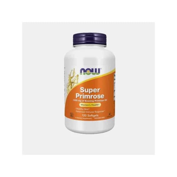 Now Super Primrose 1300mg 120 Cápsulas