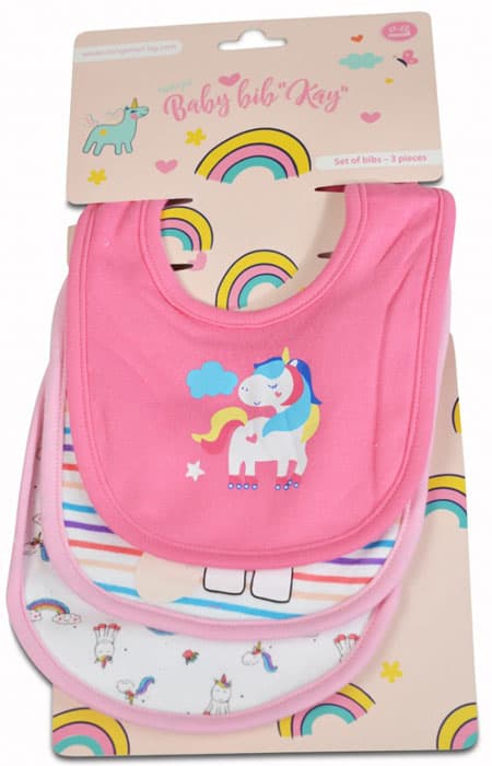 Conjunto babetes Cangaroo Kay pink