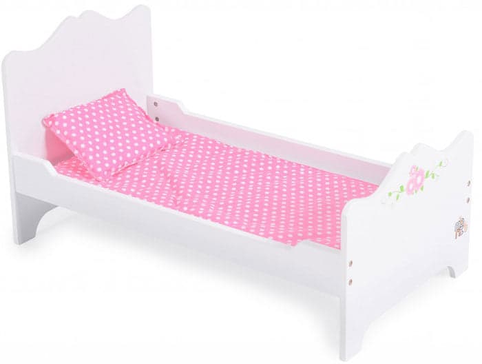 Cama de boneca em madeira Moni