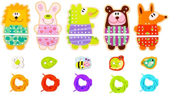 Laço animais 20 peças Tooky Toy