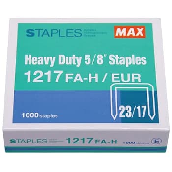 Agrafos 23/17 Max (100/140 Folhas) Cx1000un