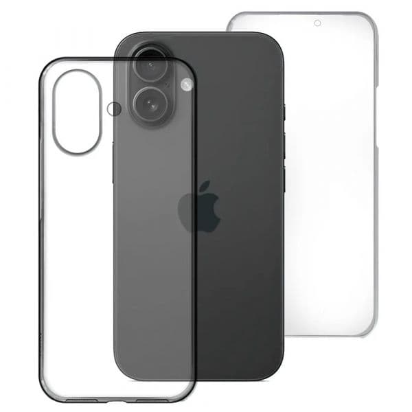 Capa para iPhone 16 Dupla 360 Transparente