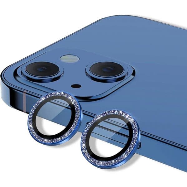 Película Vidro Temperado Brilhante Camera Traseira para iPhone 13/ 13 Mini Blue