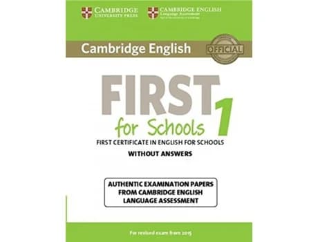 Cambridge English First for Schools 1 for Revised Exam from 2015 Student's Book without Answers