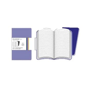 Volant de Bolso Pautado Moleskine Lilas Pack 2un