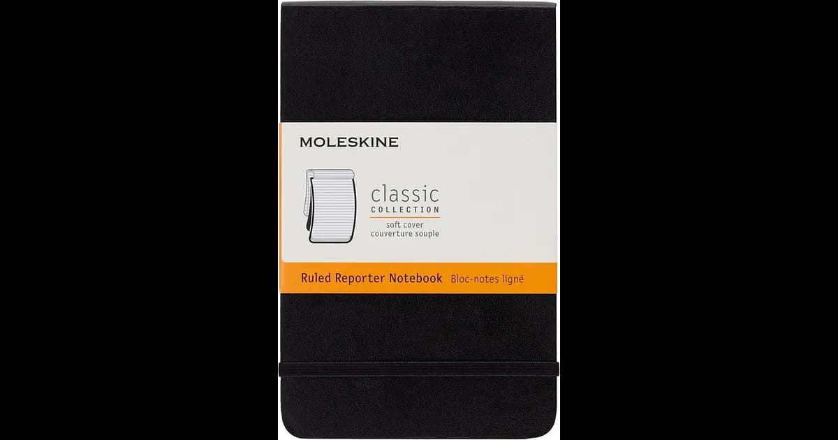 Moleskine Bloco de Repórter Pocket Soft Pautado