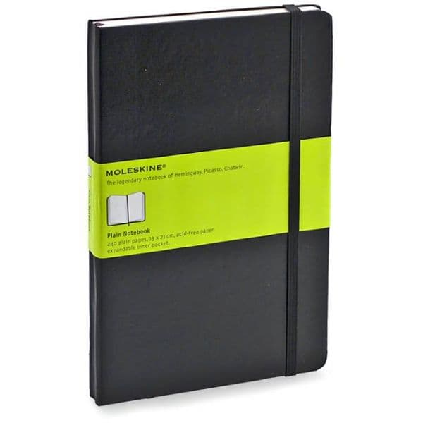 Moleskine Caderno L Liso Preto