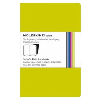 Moleskine Caderno Liso Verde Claro Pack 2 Un.