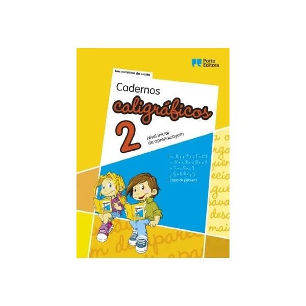 Cadernos Caligráficos 2 - Nível inicial de aprendizagem
