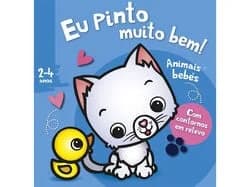 livro eu pinto muito bem! animais bebés