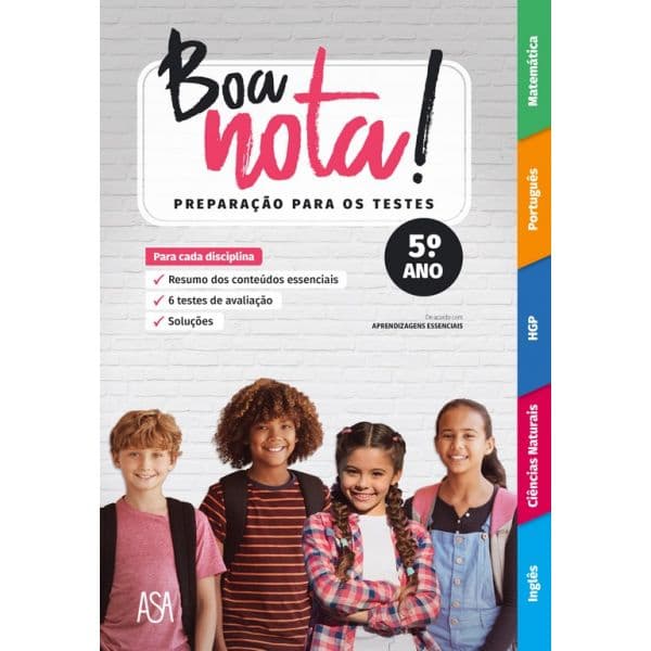 Boa nota! Preparação para os Testes 5.º Ano