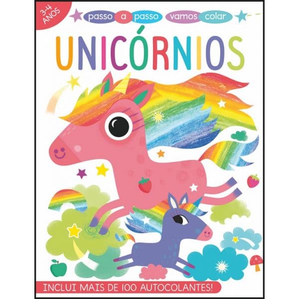 Passo a Passo. Vamos Colar: Unicórnios