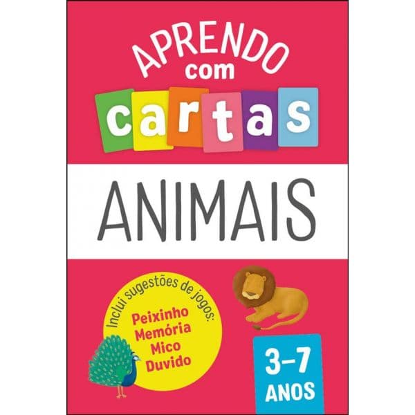 Aprendo com Cartas: Animais 3-7 Anos
