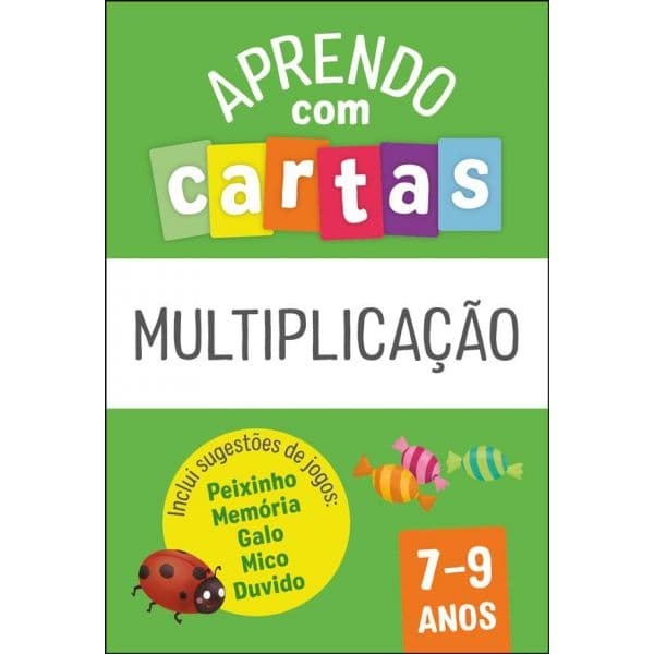 Aprendo com Cartas: Multiplicação 7-9 Anos