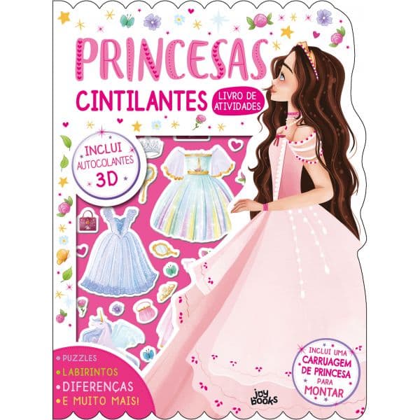 Princesas Cintilantes: Livro de Atividades