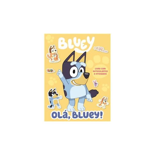 Olá, Bluey! - Livro com Autocolantes