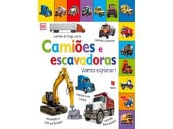 livro camiões e escavadoras vamos explorar!