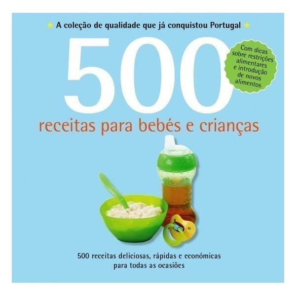 500 Receitas para Bebés e Crianças