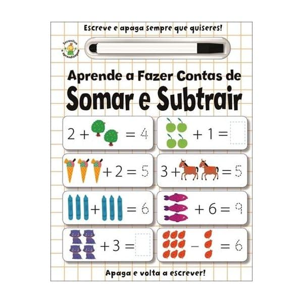 Aprende a Fazer Contas de Somar e Subtrair
