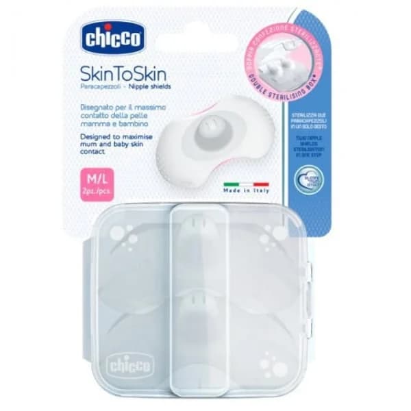 Chicco Skin to Skin Protetor Mamilo M/L 2 Unidades