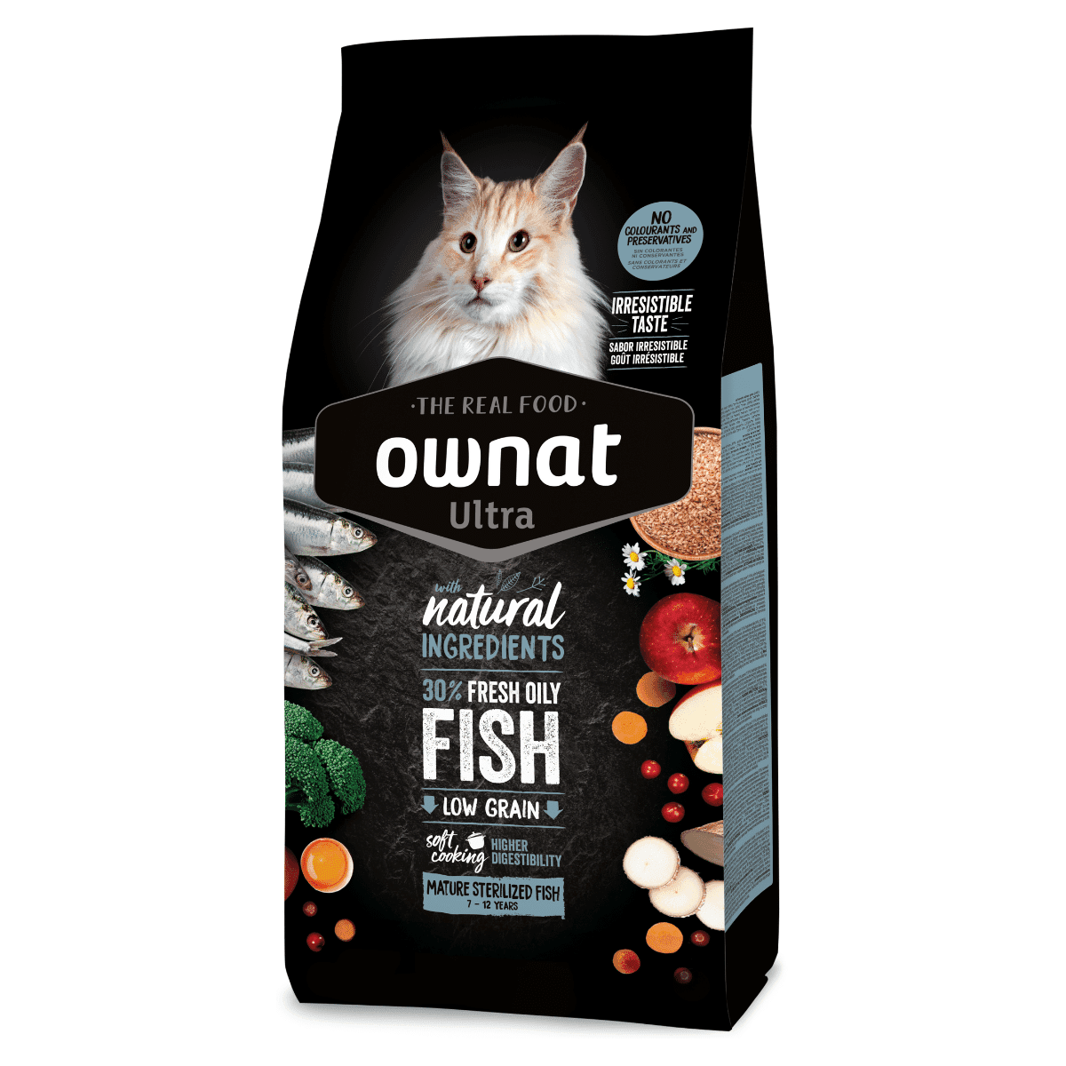 Ownat Ultra Mature Sterilized Fish Gato