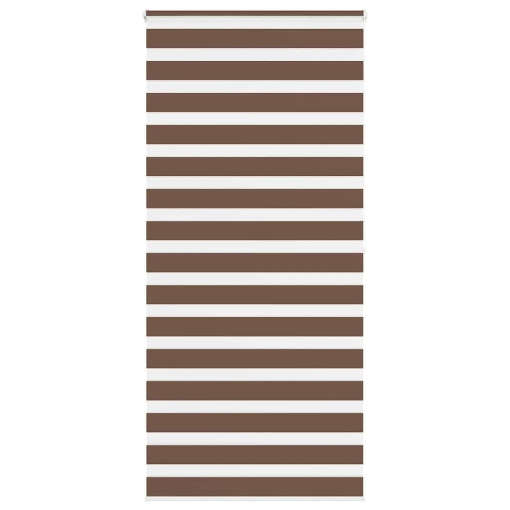 vidaXL Cortina de zebra 115x200 cm largura do tecido 110,9cm poliéster
