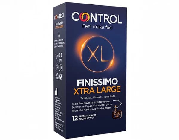 Control Finissimo XL Preservativo 12 Unidades