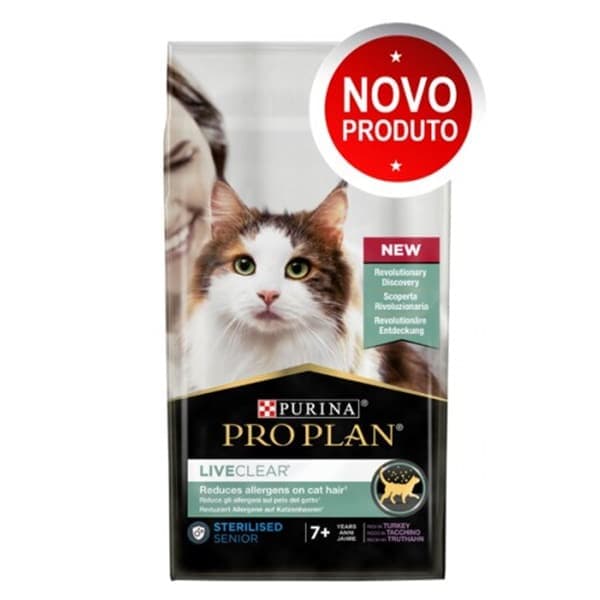 Purina Pro Plan Liveclear Sterilised 7+ Turkey 1,4Kg