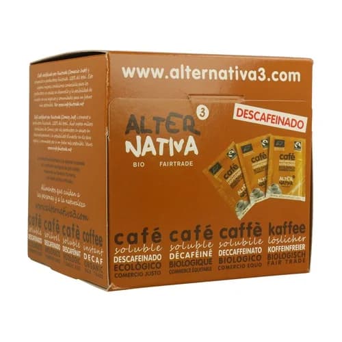 Alternativa3 Café Descafeinado Liofilizado 25 Unidades de 2g
