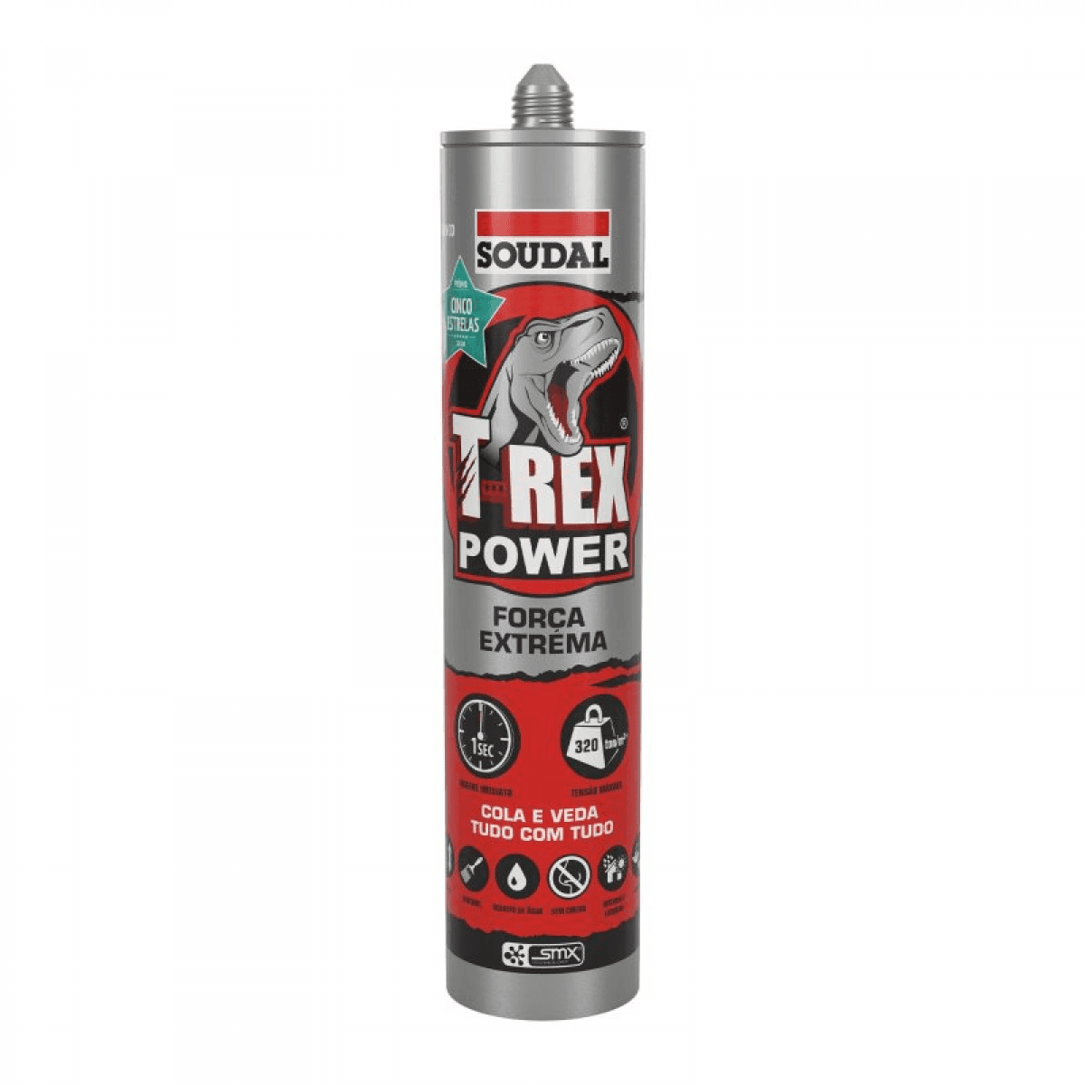 Soudal Cola e Veda T-Rex Power 290ml Branco 145082