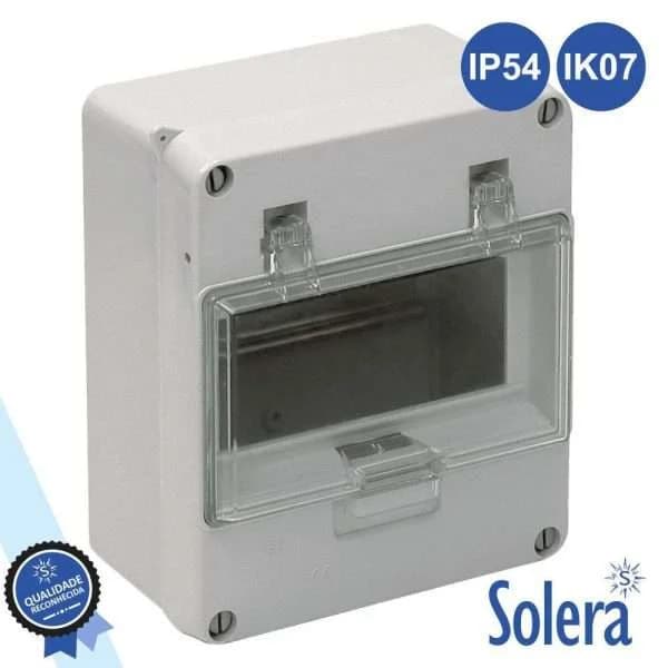 Solera Caixa Distribuição Elétrica 6 Elementos Ip54 IK07