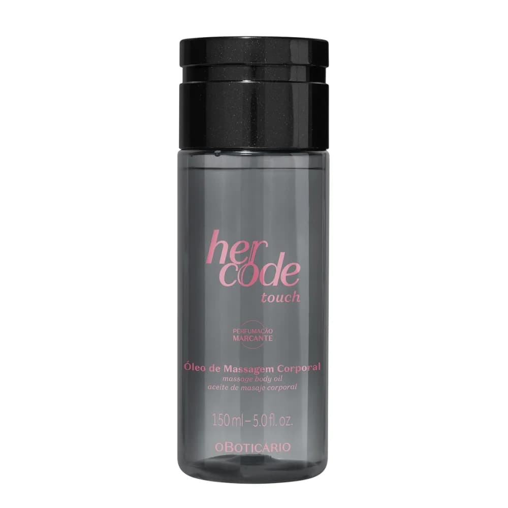 O Boticário Óleo de Massagem Corporal Her Code Touch 150ml