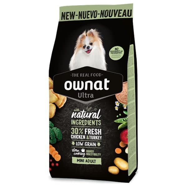 Ownat Ultra Mini Adult Chicken & Turkey 3Kg