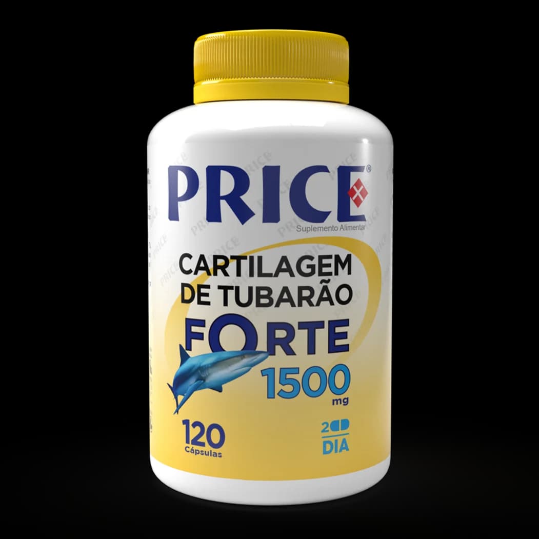 Fharmonat Price Cartilagem de Tubarão Forte 1500mg 120 Cápsulas