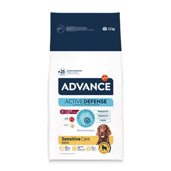 Advance Adult Sensitive Lamb & Rice Dog 12Kg
