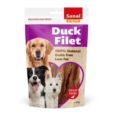 Sanal Dog Duck Filet 80g