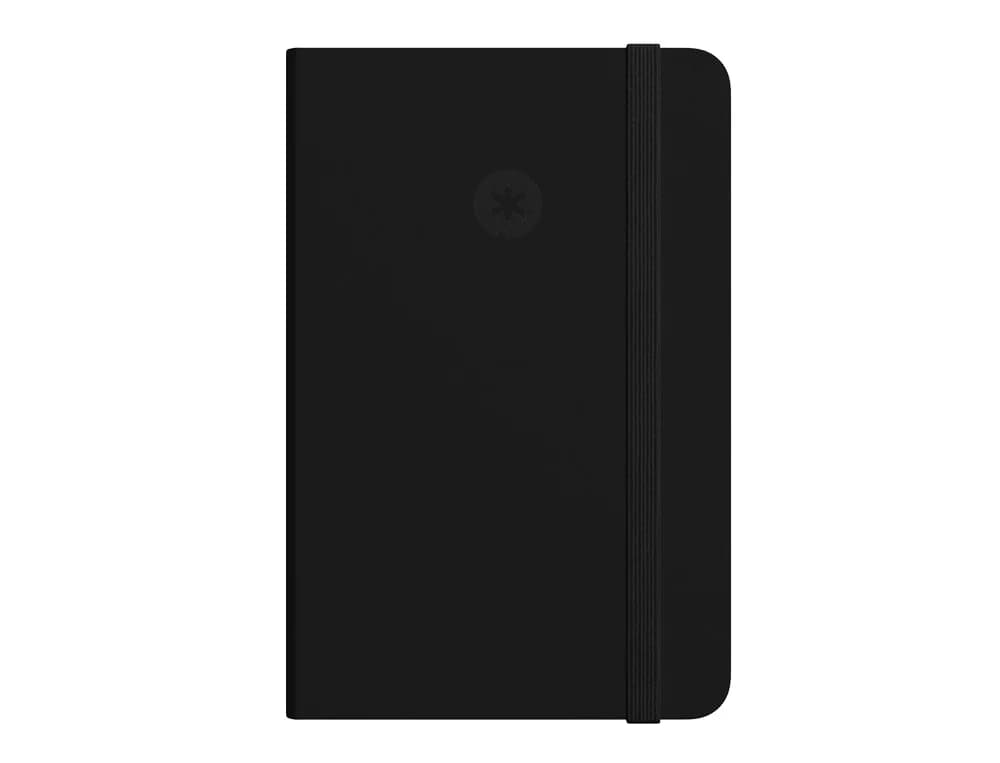 Antartik Caderno Pontilhado A5 com Elástico 100 Folhas Preto