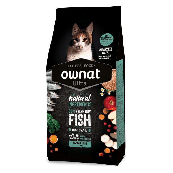 Ownat Ultra Gato Ageing Fish (+12 anos) 1,5 kg