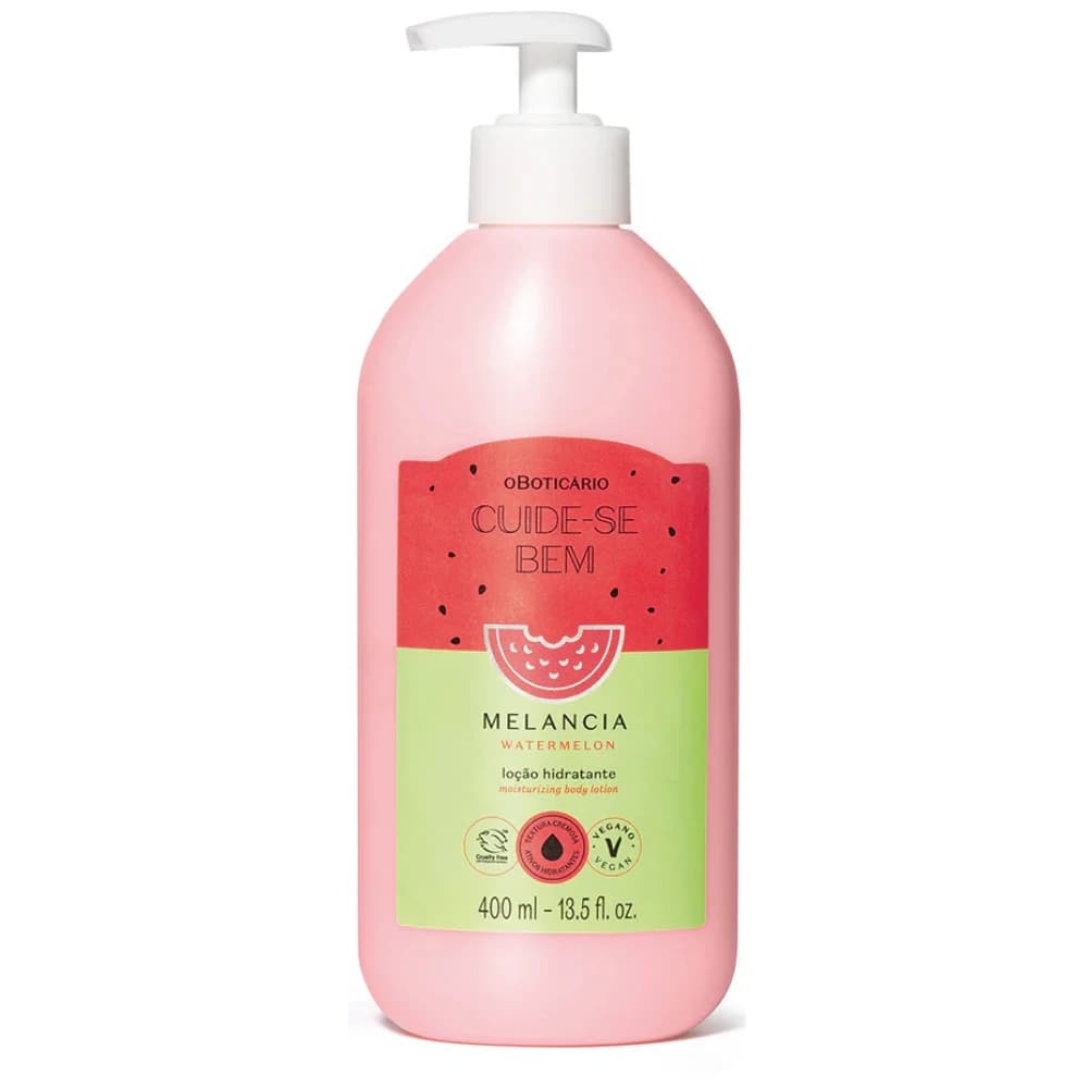 O Boticário Loção Hidratante Corporal Cuide-se Bem Melancia 400ml
