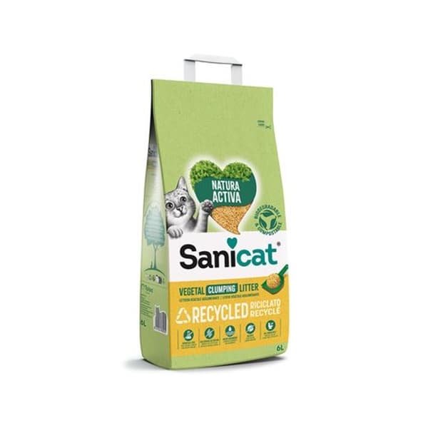 Sanicat Natura Activa Recycled Vegetal Aglomerante 10L
