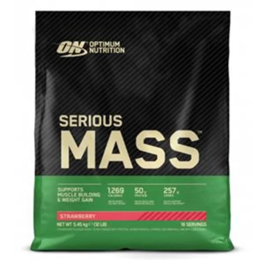 Optimum Nutrition Serious Mass 5,45Kg Morango