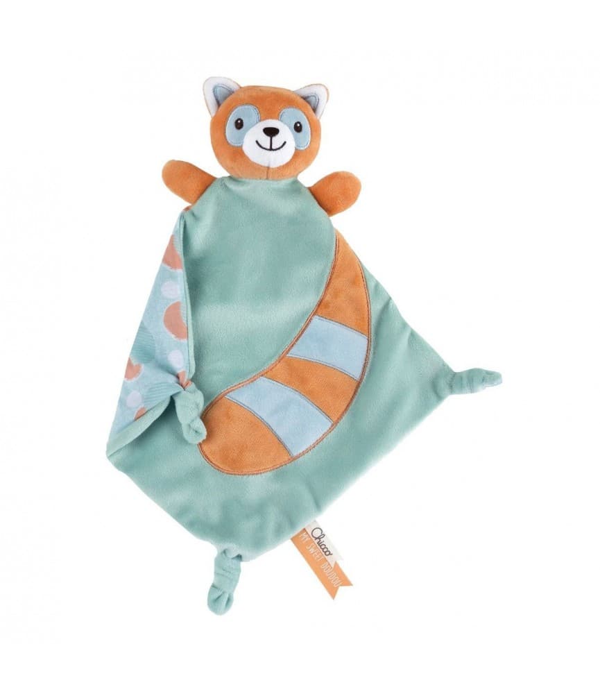 Chicco Doudou Feijão Panda Vermelho