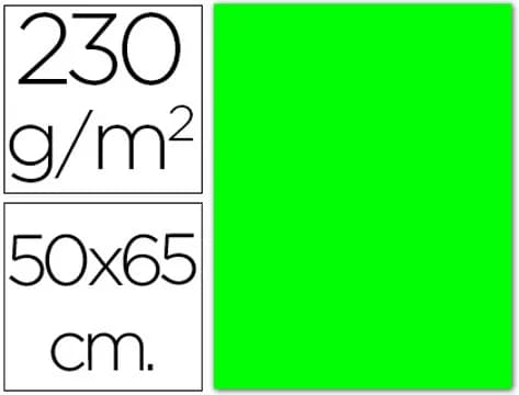 Sadipal Rolo de Papel Fluorescente 50x65cm 25Fls Verde
