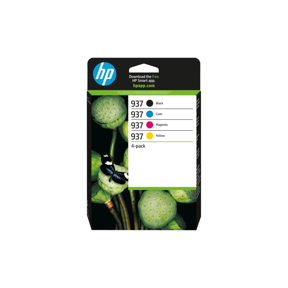 Tinteiro HP 937 CMYK Original Ink Cartridge 4-Pack - 6C400NE