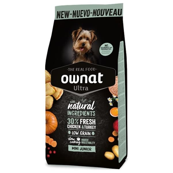 Ownat Ultra Mini Junior Chicken & Turkey 3Kg
