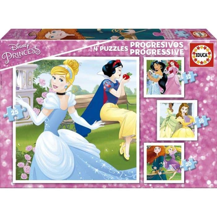 Educa Puzzle Progressivo Das Princesas Disney - 17166 - 35918