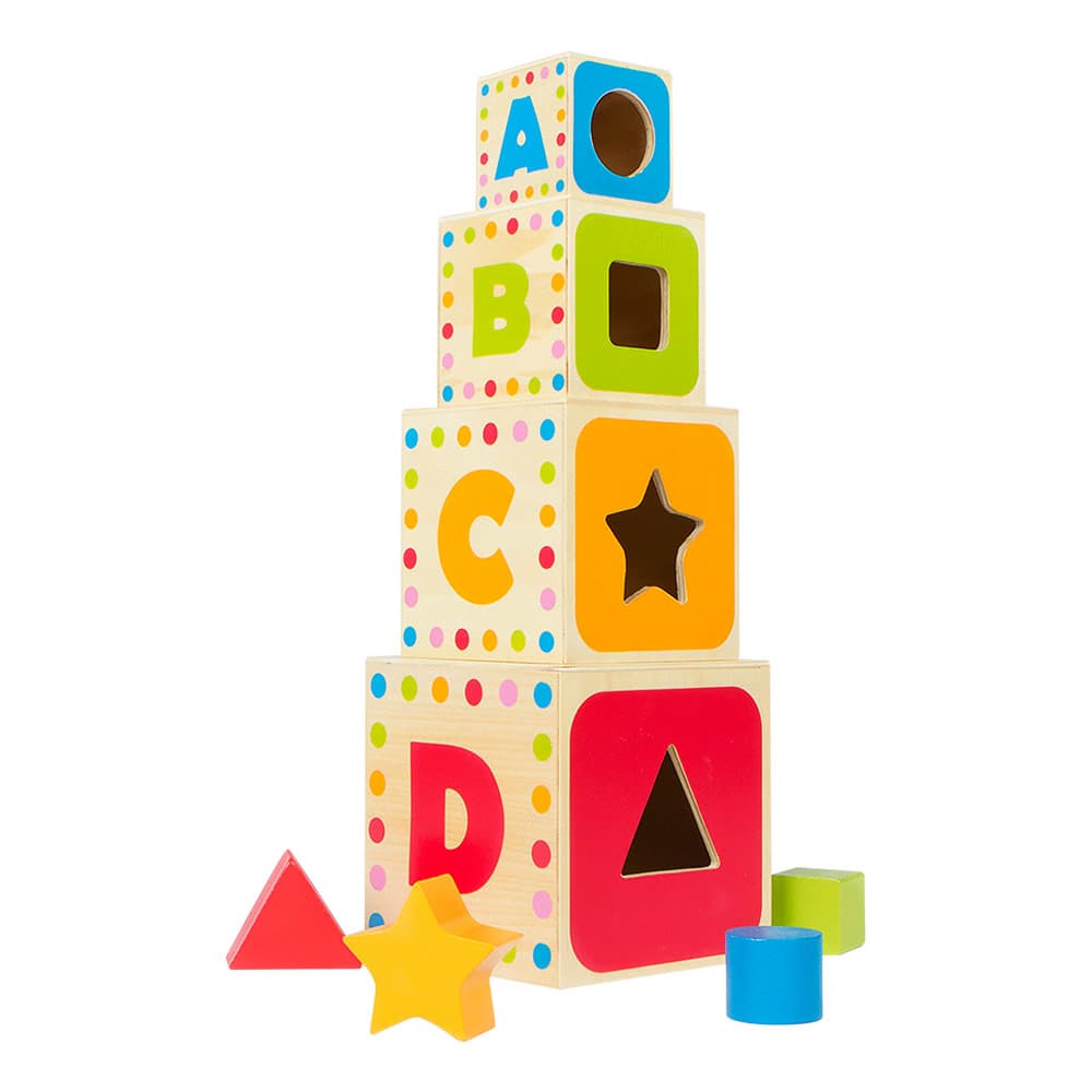 Torre cubos madeira formas +12m WOOMAX