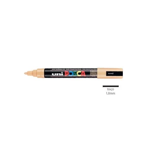 Uni Marcador Posca PC-5M Laranja Claro 1 Un.