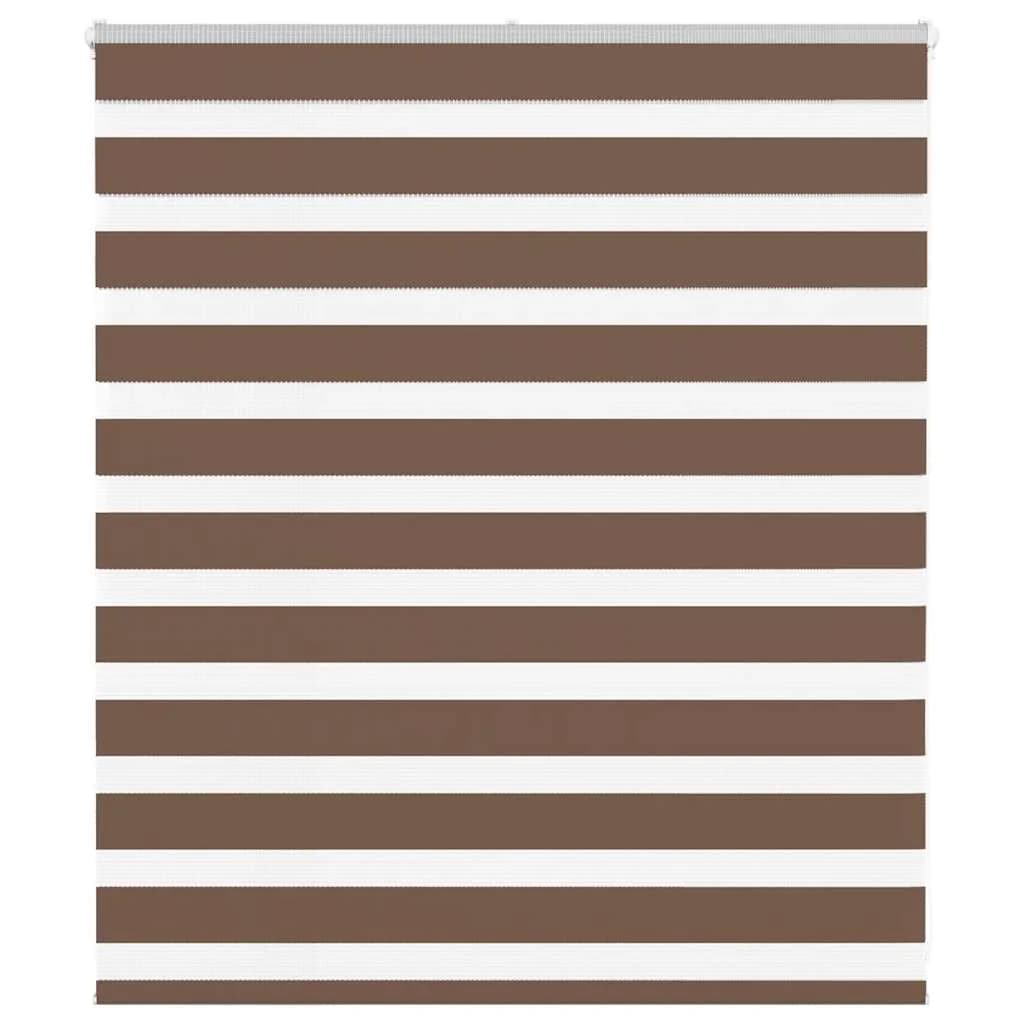 vidaXL Cortina de zebra 130x100 cm largura do tecido 125,9cm poliéster